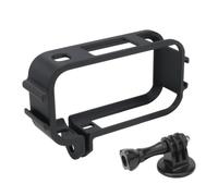 Gabbia Protettiva Espandibile per Insta360 X6, Orizzontale, Nero | Supporto per slitta fredda, telaio di espansione della fotocamera, telaio a sgancio rapido, riprese orizzontali/verticali