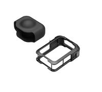 Gabbia protettiva in alluminio per fotocamera DJI Osmo 360, telaio a sgancio rapido in metallo con copriobiettivo e supporto per scarpa fredda per accessori per action camera, adattatore di espansione