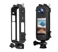 Gabbia Protettiva per Action Camera con Interfacce di Estensione, Design con Finestra Laterale per Fotocamera X4, Antiurto, Dissipazione del Calore, Applicabile Protezione