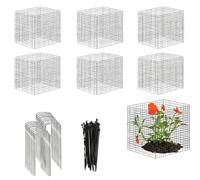 Gabbia Rete Protettiva Piante Filo per Giardino Ortaggi Arbusti Design a Prova d