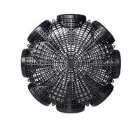 Gabbia Riutilizzabile per Granchi all'Aperto Cestino per la Cattura dei Cobitidi Gabbia per Anguilla Granchi Trappole per Gamberetti Trappola per Aragoste Professionale 3/6/8 Fori Efficiente Catcher