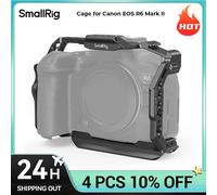 Gabbia SmallRig per Canon EOS R6 Mark II, staffa a L per Canon EOS R6 Mark II / R5/ R5 C/ R6 Piastra di montaggio a forma di L a sgancio rapido 4159