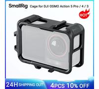 Gabbia SmallRig per DJI OSMO Action 5 Pro / 4 / 3, custodia per fotocamera con pattino freddo e supporto laterale a sgancio rapido per riprese o luci 5135