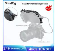 Gabbia SmallRig per serie Atomos Ninja con binario NATO, morsetto per cavo a vite da 1/4"-20 per protezione completa del monitor della fotocamera -CMA2209