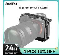 Gabbia SmallRig per Sony A7 III / A7R III, gabbia in lega di alluminio con piastra a sgancio rapido Arca, pattino freddo incorporato, guida NATO 2087D