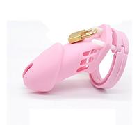 Gabbia sportiva da uomo in silicone per allenamento Gabbia protettiva lunga (rosa) - 15