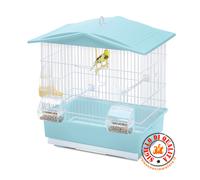 Gabbia Tiffany per canarini e piccoli esotici verde acqua 42x26x42 Imac