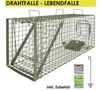 Gabbia Trappola Animali Talpa Ratto Mouse Topo Nutria Verde 105×34×42cm Petigi