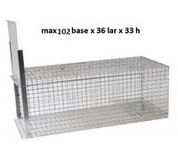 gabbia trappola max gatti volpi cm 102 x 36 x 33