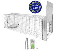 Gabbia Trappola per Animali Gatto Castoro 80 x 26 x 26 cm Petigi