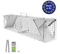 Gabbia Trappola per Animali Talpa Ratto Mouse Topo Nutria 102 x 20 x 27cm Petigi