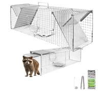Gabbia Trappola per Animali Talpa Ratto Mouse Topo Nutria 102 x 29 x 31 cm Petigi