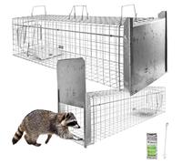 Gabbia Trappola per Animali Talpa Ratto Mouse Topo Nutria 120 x 34 x 34 cm Petigi