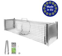 Gabbia Trappola per Animali Talpa Ratto Mouse Topo Nutria 120x 26 x 26 cm Petigi