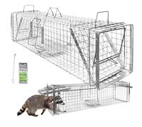Gabbia Trappola per Animali Talpa Ratto Mouse Topo Nutria 130 x 34 x 34 cm Petigi