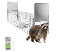 Gabbia Trappola per Animali Talpa Ratto Mouse Topo Nutria 130 x 34 x 34 cm Petigi