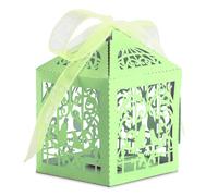 Gabbia Uccelli Bomboniera Lusso Scatole Con Nastri Regalo Torta Dolci 50/100pcs