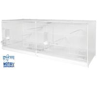 Gabbia uccelli cm.120 2GR pieghevole verniciata laterali e posteriore chiusi