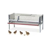 Gabbia x quaglie ovaiole mangiatoia e abbeveratoio Cm102x62x50h per 30/40 capi
