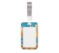 Gabbiani by The Sea, porta carte resistente e leggero, design elegante, adatto per uffici, ospedali e conferenze