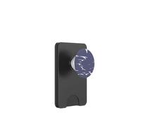 Gabbiani felici che volano nel cielo bianco silhouette PopSockets PopWallet per MagSafe