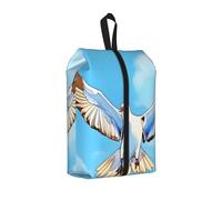 Gabbiani in volo Borsa per scarpe da viaggio impermeabile organizer per scarpe per valigia, 3 in 1, custodia per scarpe da ginnastica