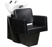 Gabbiano black Ankara hairdressing wash unit