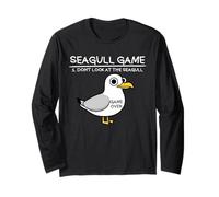 Gabbiano Gioco Non Guardare Il Gabbiano Divertente Gabbiano Maglia a Manica
