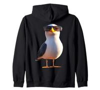 Gabbiano Mare di Spiaggia Mare del Nord Baltico Gabbiano Felpa con Cappuccio