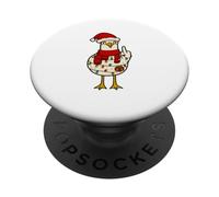 Gabbiano Natale Divertente Nord Mare Baltico PopSockets PopGrip Adesivo
