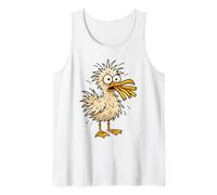 Gabbiano Pazzo con Patatine Fritte nel Becco Mare del Nord Canotta