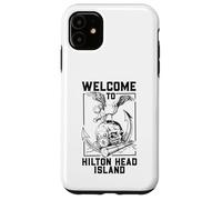 Gabbiano sul cranio - Isola di Hilton Head Custodia per iPhone 11
