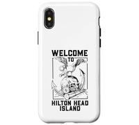 Gabbiano sul cranio - Isola di Hilton Head Custodia per iPhone X/XS