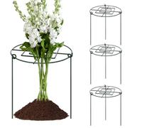 Gabbie Ad Anello Di Supporto Per Impianti - 4 Pezzi Frame Di Supporto Peonia | Cage Per Piante Da Giardino Indipendente E Pali Di Supporto Per I Fiori Di Arrampicata | Resistente Alla Griglia Resisten