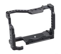 Gabbie complete in alluminio per fotocamera Sony A7M5 A7R5 A7M4 A7S3 | Lega leggera, con manico, montaggio multipunto per microfono/luce, impugnatura ergonomica, riduce le vibrazioni