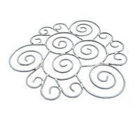 Gabbie e supporti per peonia, metallo resistente agli agenti atmosferici, supporti per piante che crescono attraverso, supporto per piante a forma di scorrimento per peonia, verdura, pomodori, rose