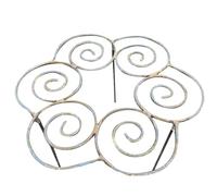 Gabbie e supporti per peonia, metallo resistente agli agenti atmosferici, supporti per piante che crescono attraverso, supporto per piante a forma di scorrimento per peonia, verdura, pomodori, rose