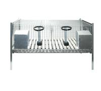 GABBIE PER CONIGLI GABBIA DOPPIA ANTITOPO Art. 360.01B CM.L100xP55xH70
