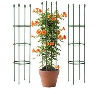 Gabbie per pomodori per giardino,Supporto per piante regolabile estensibile e resistente, per quadrato da giardino rialzato, per esterno giardino, terrazza balcone, vasi di piantagione verdure