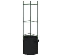 Gabbie per pomodori regolabili 116 cm in acciaio con rivestimento in PE, robusta e resistente alla corrosione, per pomodori, cetrioli e piante rampicanti, design fai da te per varie forme