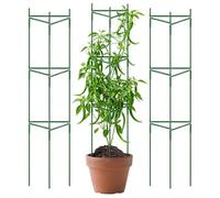 Gabbie per pomodori - Supporto verticale antiruggine stabile per piante rampicanti, 3 pezzi regolabile in metallo ombrello traliccio da giardino, struttura decorativa da giardino a torre | Per rose e