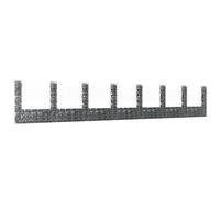 Gabbione a U con 8 Pali in Ferro 860x20x150 cm