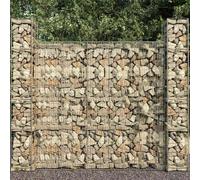 AX Gabbione 600x50x200cm Maglia 10x5cm/30x20cm Barriere Elegante Giardino 145089