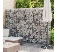 vidaXL Gabbione in Acciaio Zincato Coperto 300x30x200 cm