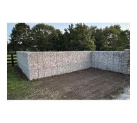 Gabbioni, Ceste In Acciaio Zincato Con Coperchio | Elemento Decorativo O Strutturale Per Esterni Per Recinzioni Privacy, Muretti In Pietra A Secco(1x0.5x0.5m)