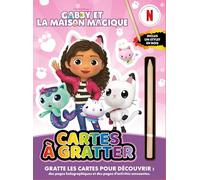 Gabby et la maison magique cartes à gratter Pâques: Avec un stylet en bois
