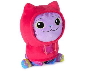 Gabby’s Dollhouse, Move & Groove Daniel James DJ Catnip Plush Toy, 25cm-Tall Stu