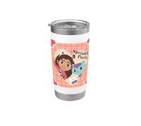 Gabby’s Dollhouse Sprinkle Party Hearts Bicchiere termico in acciaio inox doppia parete