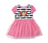 Gabby´S Dollhouse - Vestito Singolo in Jersey da Bambina, per Uso Quotidiano, con Motivo Divertente e Facile da Abbinare, Rosa, 5 Anni