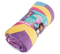 Gabby ’S Dollhouse XL Premium Pile Coperta, Birthday, Natale Prodotto Ufficiale